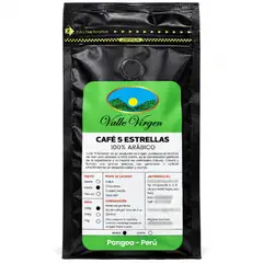 GENERICO - Café 5 Estrellas 100% Arábico 250 g Valle Virgen