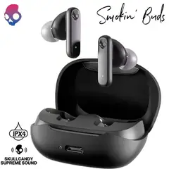 Skullcandy - Audífonos Smokin Buds Supreme Sound Bluetooth 5. 2 Black
