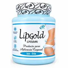 GENERICO - Lipo Gold Cream Azul 500 g BTA – Crema Corporal Criogénica Refrescante para Masajes