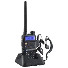 SEISA - Radio Walkie Talkie ST-UV5R Pack 1 Unid. Doble Banda -