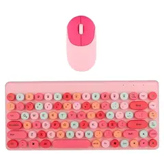 SEISA - Juego teclado y mouse con 86 Teclas Ergonómico 1200DPI DN-C600