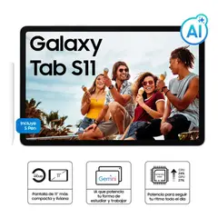 SAMSUNG - Tablet Galaxy Tab S11 WiFi 11” 12GB, 512GB + S-Pen SM-X730 - Silver