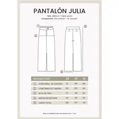 BANATY - PANTALON SASTRE BILBAO JULIA