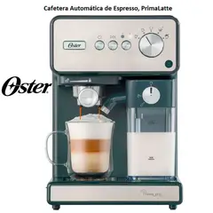 OSTER - Cafetera Automática de Espresso PrimaLatte BVSTEM6604SS