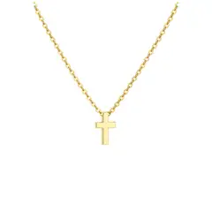 SANTORAL - Collar Cruz Mini - Acero