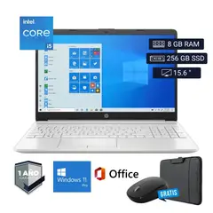 HP - Laptop semi nueva 15-dw1058la Core i5 10ma 8GB RAM 256GB SSD 15.6 + Mouse + Funda