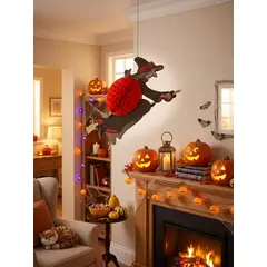 GENERICO - DECORACION DE HALLOWEEN BRUJA COLGANTE 1X37
