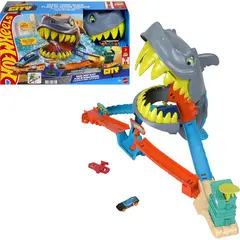 HOT WHEELS - CITY PISTA TIBURÓN EN LA PLAYA