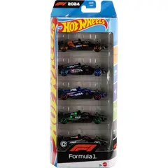 HOT WHEELS - FORMULA 1 PACK 5 AUTOS