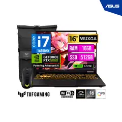 ASUS - Laptop TUF F16 FX608JMI 16" WUXGA 144Hz Core i7-14650HX 16GB 512GB SSD RTX 5060 8GB FreeDOS