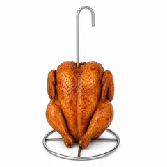 THE GRILL SHOP - Gancho Inoxidable para Pollo Sentado – Accesorio Parrillero