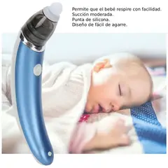 OEM - Aspirador Nasal Eléctrico Recargable USB para Bebé y Recién Nacido - Niño color azul