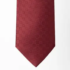 CHRISTIAN ARMAND - Corbata tramado circular color vino