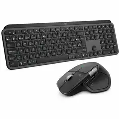 LOGITECH - Combo Teclado Mx Keys S + Mouse Mx Master 4 Grafito
