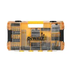DEWALT - Tough Grip - Juego de puntas de destornillador de 120 piezas, vástago hexagonal de 1/4 pulgad