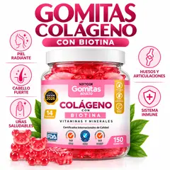 SOTTCOR LABS - GOMITAS COLÁGENO CON BIOTINA PARA ADULTOS 150 UND