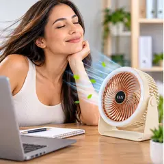 OEM - Mini Ventilador Personal de Mesa para Oficina y Hogar