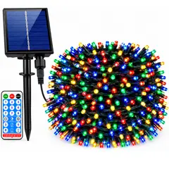 ARTEZA - Luces Navideñas Solares 9 Metros Con Control Y 100 Led