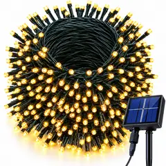 ARTEZA - Luces Navideñas Solares 9 Metros Con Control Y 100 Led Multicolor