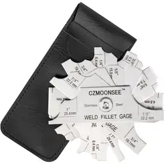 GENERICO - Calibrador Soldadura CZMOONSEE MG11 Acero Inoxidable 7 Piezas
