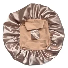 SANTOS RIZOS - Gorro de Satín AntiFrizz para dormir y cuidar definición