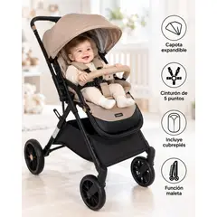 Stokker Baby - Coche Maleta Premium «KRONOS» Edición Exclusiva Beige