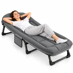 INSPIRA MARKET - Sillón Reclinable Plegable Multiposición 65 x 200 cm para Descanso y Relajación