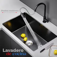 XM - LAVADERO DE COCINA ACERO NEGRO US01-7646