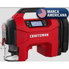 CRAFTSMAN - Compresor portátil de 160 PSI, aspiradora y soplador 3 en 1 - 12v, no noco