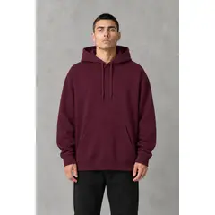 GENERICO - Polera Oversize Con Capucha / Unisex