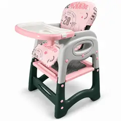 GENERICO - Silla de Comer para Bebé 6 en 1 Convertible en Mesa de Juegos YY7-1