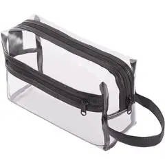 GENERICO - Neceser Transparente Haoguagua PVC 26x15x10cm Cierre