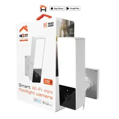 Nexxt Solutions - NHC-F410 Camara de Seguridad Inteligente Wi-Fi 2K 3MP con Proyector
