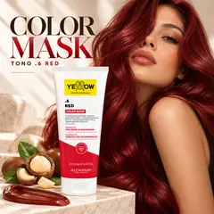 GENERICO - MASCARILLA CAPILAR HIDRATANTE ROJO YELLOW 200ML