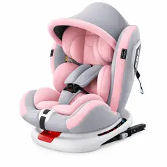 GENERICO - Silla de Auto para Bebé con Isofix, Capota y Arnés Acolchado