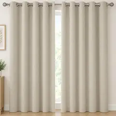 GOLDSUN - CORTINA DE LINO 100% BLACKOUT 2 PAÑOS 140*220CM