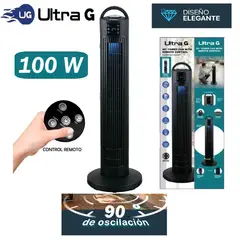 GENERICO - Ventilador De Torre 40" Silencioso Ultra G 100W Con control remoto