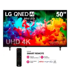 LG - Televisor Smart TV 50'' QNED MiniLED UHD 4K 50QNED70BSA 2026