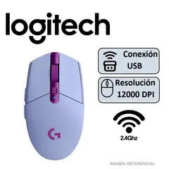 LOGITECH - MOUSE G305 LIGHTSPEED LILA