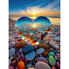 LOVE - Puzzle Jozutoyz 1000 Piezas Pebbles Beach