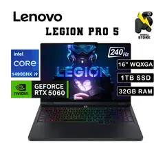LENOVO - LAPTOP LEGION PRO 5 /INTEL CORE I9-14900HX/ 32 GB RAM /1 TB SSD/RTX 5060-8GB /16"