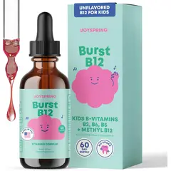 JOYSPRING - Vitamina B12 Burst B12 - Complejo de vitamina B para niños con suplemento de metil B12