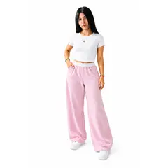 GENERICO - PANTALON BAGGY FRENCH TERRY DAMA