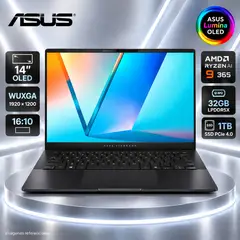 ASUS - Laptop Vivobook S 14 OLED M5406WA Ryzen AI 9 365 32GB 1TB SSD 14" Windows 11 Home
