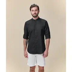 Mbo - Camisa Roll Up Negro