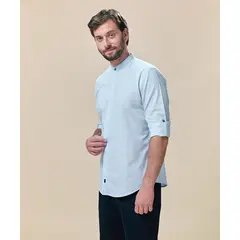 Mbo - Camisa Roll Up Celeste