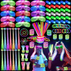 NEON - Set Fiesta 158 Piezas Lentes LED Pulseras Brillan