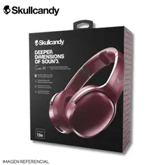 Skullcandy - Audífonos Crusher ANC Bluetooth con Cancelación de Ruido Grave Ajustable 24h - Rojo Moab