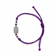 SANTORAL - Pulsera Señor de los Milagros - Hilo y Plata