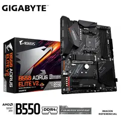 GIGABYTE - PLACA MADRE B550 AORUS ELITE V2, AM4, AMD